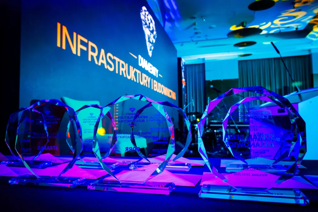 Najważniejsze inwestycje i liderzy rynku nagrodzeni podczas gali Diamentów Infrastruktury i Budownictwa